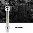 thumbnail image 2 of Compact Stainless Steel Pneumatic Cylinder MA20x150 for Industrial Machinery, Double Action, Corrosion-Resistant, Smooth Surface, Multiple Stroke Options, 2 of 6