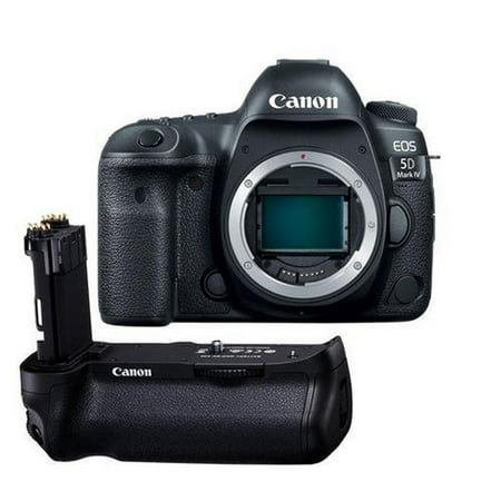 Canon EOS 5D Mark IV DSLR Body - With Canon BG-E20 Battery (Best Battery Grip For 5d Mark Iii)