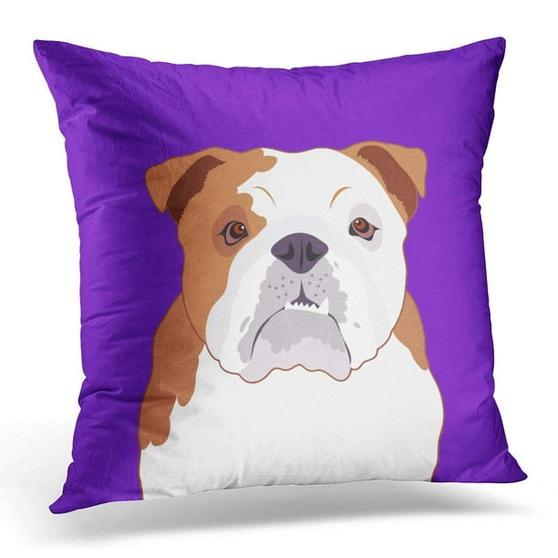 Arhome Colorful Animal Bulldog The Buddy Dog Cartoon Pillow Case Pillow Cover 20x20 Inch Walmart Com Walmart Com