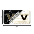 thumbnail image 6 of Vanderbilt University Commodores Metal License Plate Tag 12x6 Inch Split Design, 6 of 8
