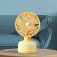 thumbnail image 4 of Kcavykas Rechargeable Mini Desk Fan | USB Powered Compact Fan | Quiet, Multi-Speed Settings for Office, Bedroom, & Desktop Use | Ideal for Personal Cooling, 4 of 6