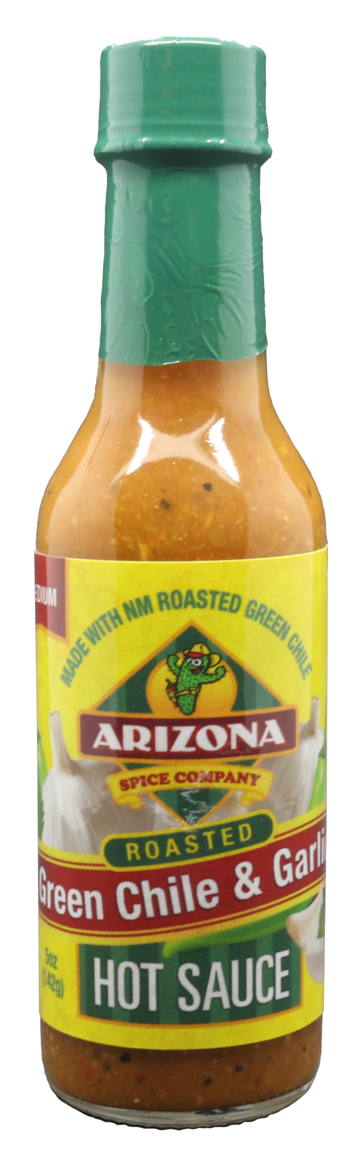 (2 Pack) Roasted Green Chile and Garlic Hot Sauce - Walmart.com ...