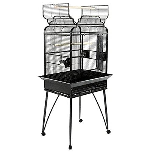 A&E Cage B-2217 Platinum 22"x17" Victorian open top B-2217 Platinum