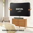 FITUEYES Swivel Universal Table Top TV Stand for 4380 Inch TVs up to