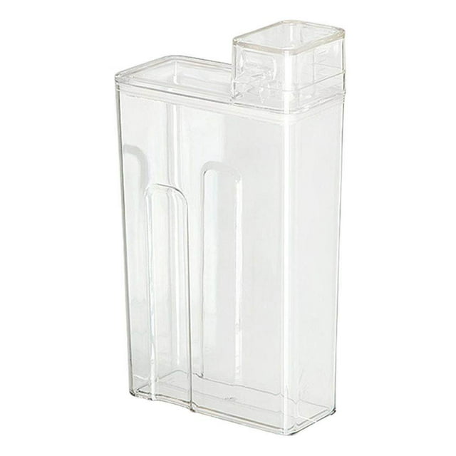 kurtrusly Récipient 1230ml avec Couvercle Réutilisable Anti-Fuite pour Shampooing Liquide 1230ml Adoucissant Stockage Comptoir