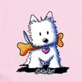 thumbnail image 2 of CafePress - Kiniart Westie With Bone - Long Sleeve Cotton Baby Bodysuit, 2 of 4