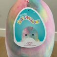 thumbnail image 4 of Squishmallows Official Kellytoy Plush 11 inch Rainbow Tie Dye Jellyfish Janet, 4 of 4