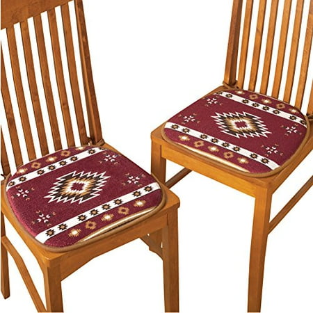 Padded Southwest Chair Cushion Pads - Set Of 2 - Walmart.com