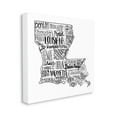 thumbnail image 3 of Stupell Industries Louisiana State Map Typography Cities Graphic Art Gallery Wrapped Canvas Print Wall Art, Design by The Saturday Evening Post, 3 of 7