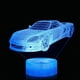 thumbnail image 2 of Nice Dream Luz Nocturna para Coche Deportivo para niños, lámpara de ilusión LED 3D, Control Remoto 16 Colores cambiantes Regulable, Regalos de Navidad para niñas, niños, Sala de Estar, Dormitorio Sincero Electrónica, 2 of 5