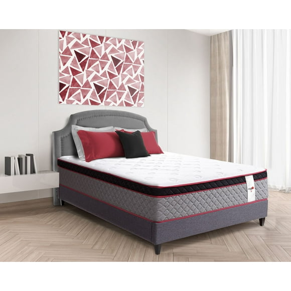 Springwall 13" PLUSH Euro Top Pocket Coil Mattress (MADE FRESH each TIME) Shipped in a box