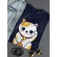 thumbnail image 3 of Lucky Cat Tokyo Japan T-Shirt Women -Smartprints Designs, Female 3X-Large, 3 of 4