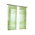 thumbnail image 2 of Miyuadkai Curtain Clearance Tulle 1 Leaves Panel Window Voile Drape Sheer Fabric Curtain Home Decor Home Decor Green one Size, 2 of 7