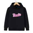 thumbnail image 3 of Suéter con estampado de Barbie para niños y niñas, sudadera de manga larga con capucha, estilo Kawaii, ropa para bebés y niños, primavera y otoño, 3 of 5