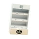 thumbnail image 4 of Mini mueble de pan a escala 1:12, estante de almacenamiento, suministros para escenografía, muebles para micropaisajes Blanco, 4 of 9