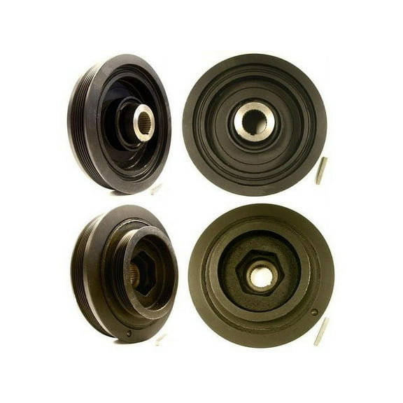 Engine Harmonic Balancer - Compatible with 2001 - 2005 Honda Civic 1.7L 4-Cylinder 2002 2003 2004