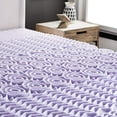 thumbnail image 2 of LUCID Surmatelas Complet en Mousse à Mémoire de Forme Lavande 5 Zones 2 Pouces, 2 of 5