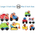 thumbnail image 2 of Blippi Toy Vehicles Playset de 4 Vehiculos Mini de 3 Pulgadas, 2 of 2