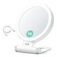 thumbnail image 1 of 10X Magnifying Makeup Mirror with Lights and Magnification,3 Colors Desktop LED Mirror and Vanity Mirror for Travel, 1 of 5