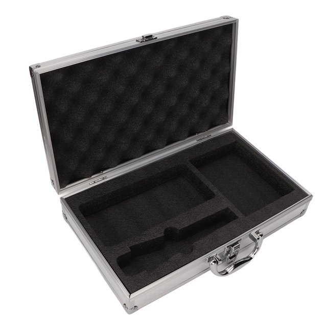 Boîte de Rangement en Aluminium, Verrouillage à Boucle Boîte de Rangement pour Outils Angle Enveloppé pour Pinceaux pour Usage Domestique