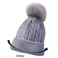 thumbnail image 2 of Krdevn Baby Girls Boys Soft Warm Knit Hat Kids Winter Hat with Hood Cap, 2 of 3