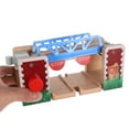 thumbnail image 3 of Ferrocarril de madera, accesorios de vía de tren de madera, puente elevador de ferrocarril, juguete, 3 of 8