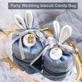 thumbnail image 2 of Zhaomeidaxi 3Pcs Rabbit Long Ear Candy Gift Bags, Easter Goodie Bags Bunny Cookie Snack Bag Packaging Cookie Supplies, 2 of 7