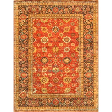 Pasargad Home Pasargad Home Mahal Collection Hand-Knotted Wool Area Rug 9'9' x 10'0'