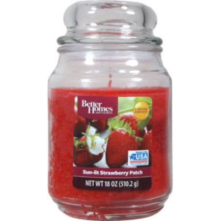 Better Homes & Gardens Sunlit Strawberry Patch Single-Wick 18 oz. Jar