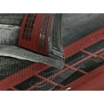 thumbnail image 3 of Ambesonne London Quilted Coverlet 3 Pcs, Famous City Landmark, King Size, Red Grey, 3 of 4