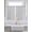 White, variant on Black White Lines 2 Panel Kitchen Curtains for Windows, Retro Stripes Texture Minimalist Art Bathroom Privacy Curtain, Home Décor Window Treatment for Bedroom/Living Room 55"x45"