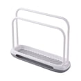 thumbnail image 1 of 1pc Kitchen Sink Double Draining Sponge And Cloth Organizer Holder Caddy Basket, 1 of 5