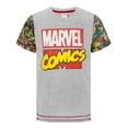 thumbnail image 1 of Marvel Boys Grey Short Sleeved T-Shirt, 1 of 6