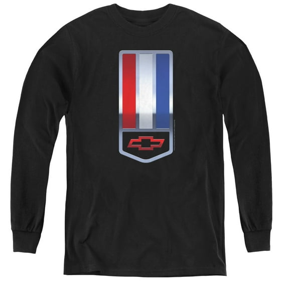 Chevrolet 1998 Camaro Nameplate Youth Long Sleeve T-Shirt Black