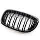 thumbnail image 4 of Rejilla De Riñón Rejilla De Riñón 1 par de parrillas de riñón de 2 líneas de color negro brillante de repuesto para BMW 3-Series E46, 4 of 5