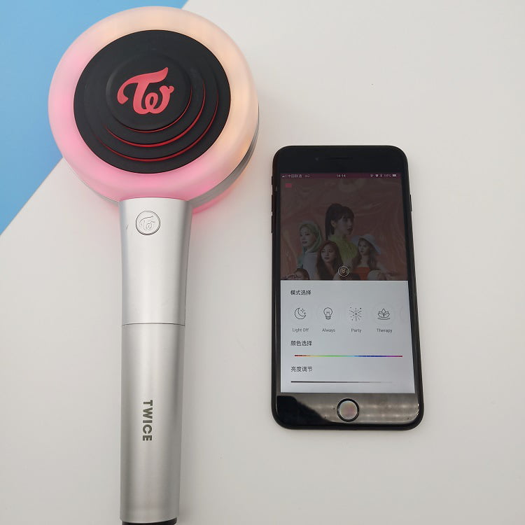 Twice Lightstick Ver.2 Candy Bong Z, Connect Mobile App Via Bluetooth to  Change Light Mode and Color