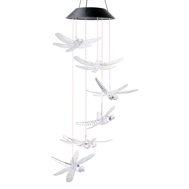 Campanas de viento, campanas de luz solar, campanas de viento coloridas para decoración al aire libre, decoración de jardín Ormromra CPB-US-DYP146-3