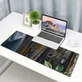 thumbnail image 6 of nygtbtfer  Mouse Pad Fashion Funny Wording Maybe Swearing Will Help Words of Wisdom Keep Calm Lycra Cloth Top and Non-Slip Base for Office Home Travel emp 31.5x11.8 in, 6 of 6