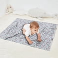 thumbnail image 2 of Light Blue Cartoon Unicorn Pattern Blanket,Comfortable Soft Flannel Throw Blanket,All Season,Warm Lightweight Blankets for Sofa Bed Couch Living Room Chair,30"x40", 2 of 4