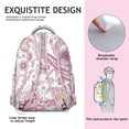 thumbnail image 4 of Paisley Boho Design School Backpack for Students Lightweight and Adjustable Strap Vintage Floral Pattern Backpack for School and Outdoor Activities, 4 of 6