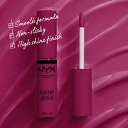 NYX Professional Makeup Butter Gloss, Non-Sticky Lip Gloss, Devils Food Cake, 0.27 Oz