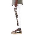 thumbnail image 4 of KDNK Men Star Camo Patched Cargo Pants (White), 4 of 4