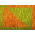 thumbnail image 1 of Ahgly Company Machine Washable Indoor Rectangle Abstract Yellow Contemporary Area Rugs, 7' x 9', 1 of 4