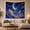 Golden Clouds, variant on Full Moon Above Clouds in a Starry Sky, Dreamy Celestial Style for Celestial Art Lovers, Moon Wall Art, Housewarming Gift, Tapestry Wall Hanging for Bedroom and Dorm