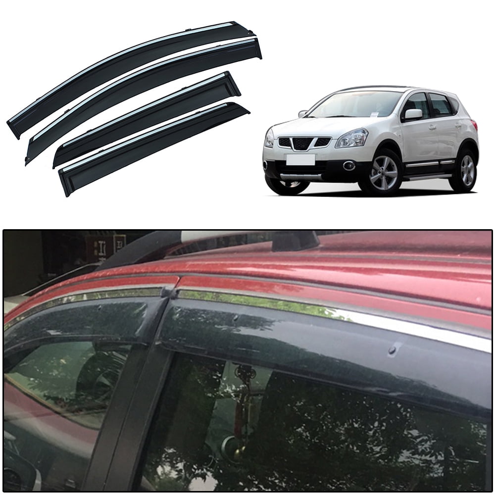 4pcs Chrome Window Deflectors For Mitsubishi Outlander 2022-2026 - Rain Guards & Wind Deflectors - View #5