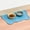 Blue, variant on Non-slip and waterproof cat food mat | Silicone pet feeding mat | Tray mat for dog water bowl (17" x 10")