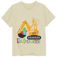 thumbnail image 4 of MUXiin Easter T Shirts for Toddler Girls 3d Prints Short Sleeve T Shirts Funny Happy Easter Tee Shirt Girls' Tops, Tees & Blouses (Beige,12-13 Years), 4 of 4