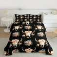 thumbnail image 2 of Homewish Tribal Western Skull Bedding Comforter Set, Hippie Cowgirl Cowboy Twin Comforter Sets, Teens Kids Boys Girls Reversible Bedding Set, Super Cozy Room Decor, 2-Piece, 2 of 8