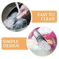 thumbnail image 2 of OULII 4Pcs Kitchen Scrub Brush Head Replacement Plastic Dish Scrubber for Thorough Cleaning Grey, 2 of 7