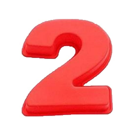 

0-9~Large Silicone Number Cake Tin Mould Birthday Anniversary Pastry Baking Tool
